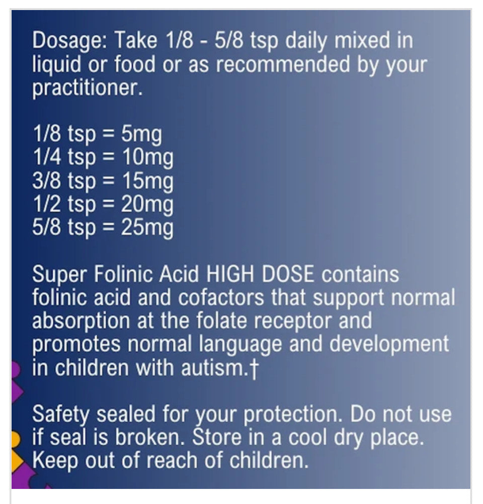 Spectrum Awakening Super Folinic Acid HIGH DOSE