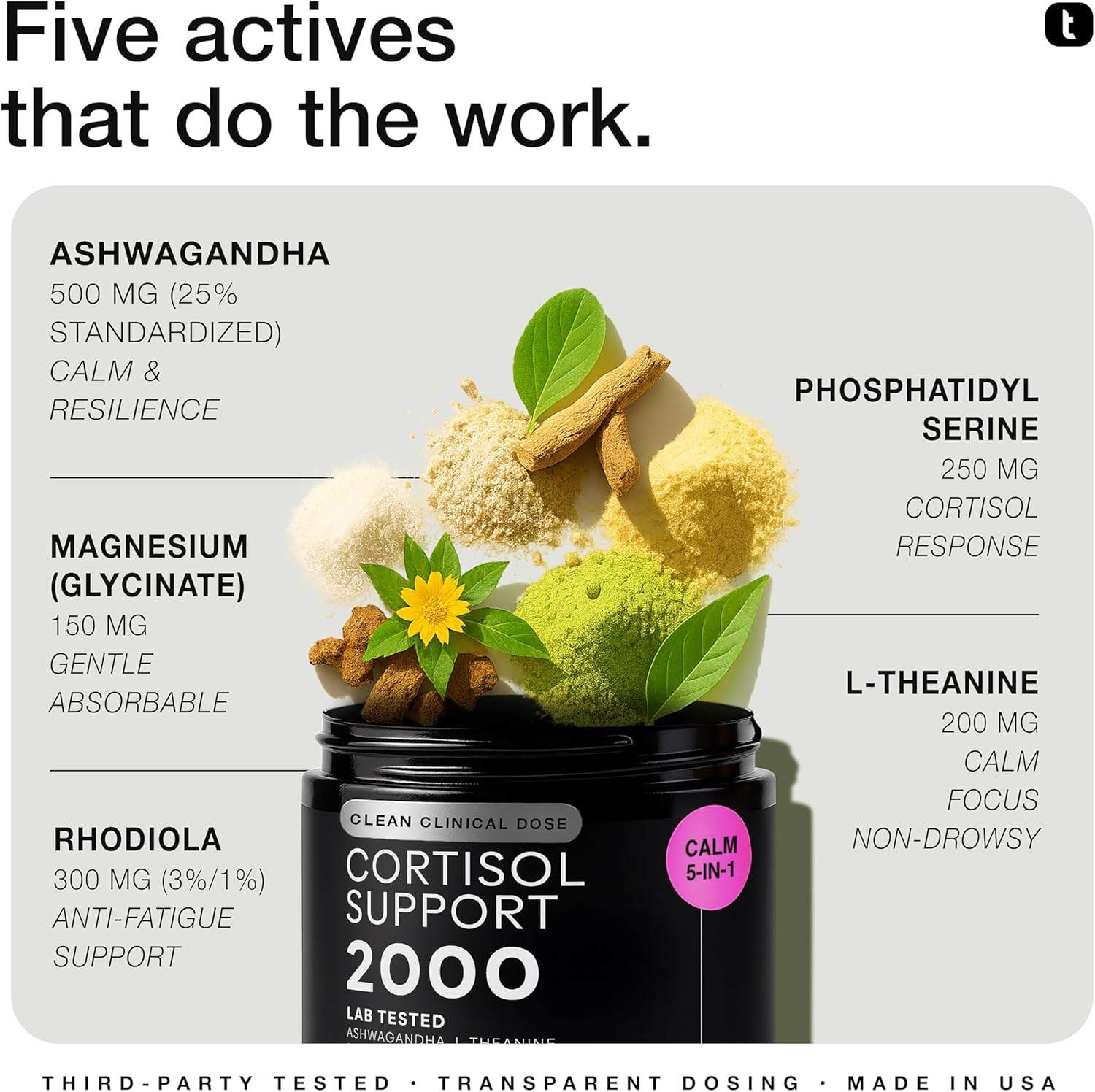 Toniiq Cortisol Support