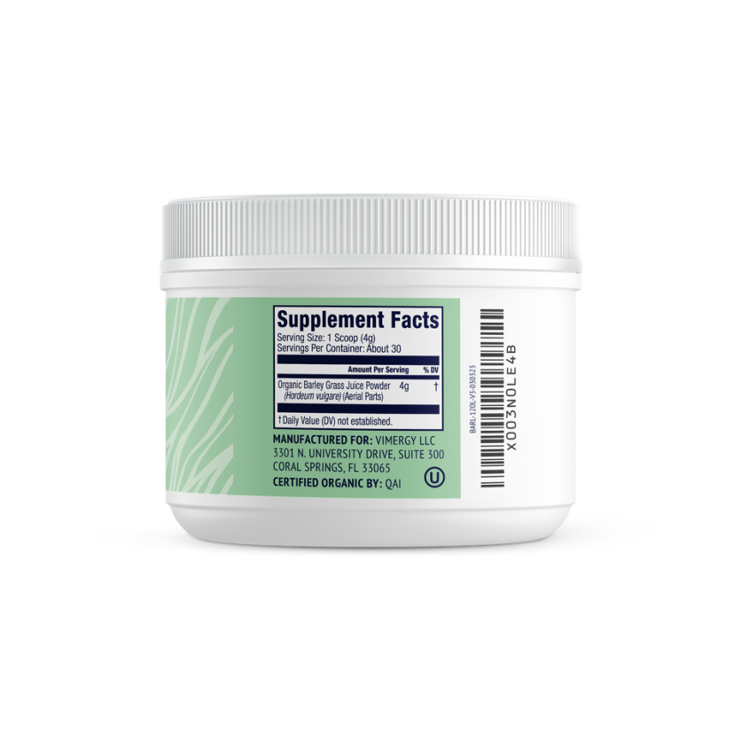 Vimergy Organic Barley Grass Juice 120g