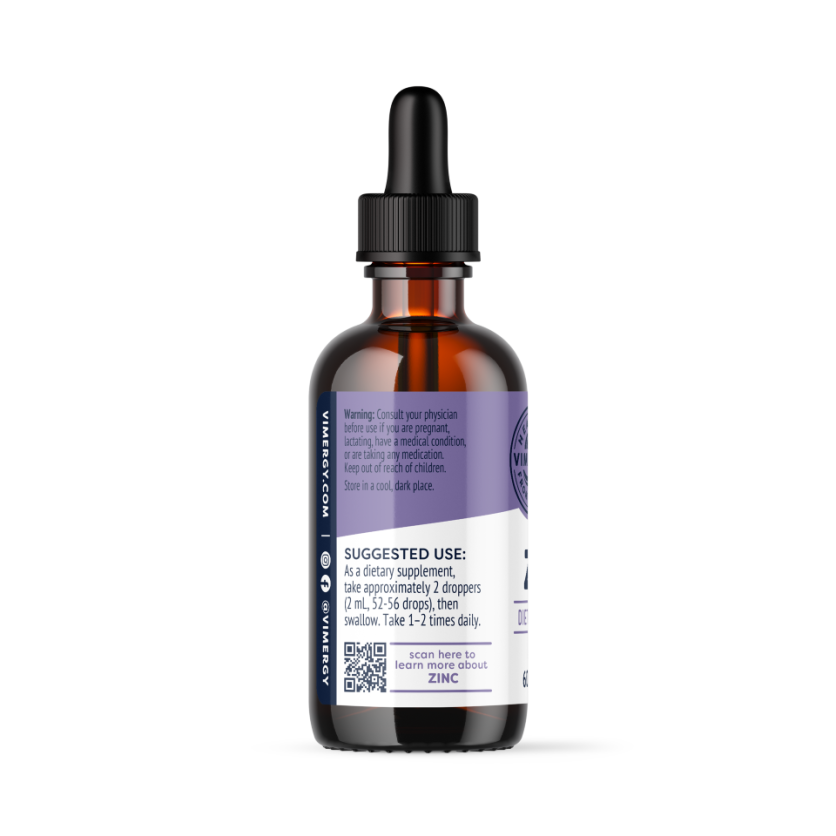 Vimergy Organic Zinc Sulfate 55ml