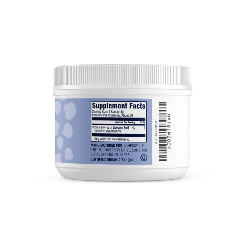 Vimergy Organic Wild Blueberry 120g