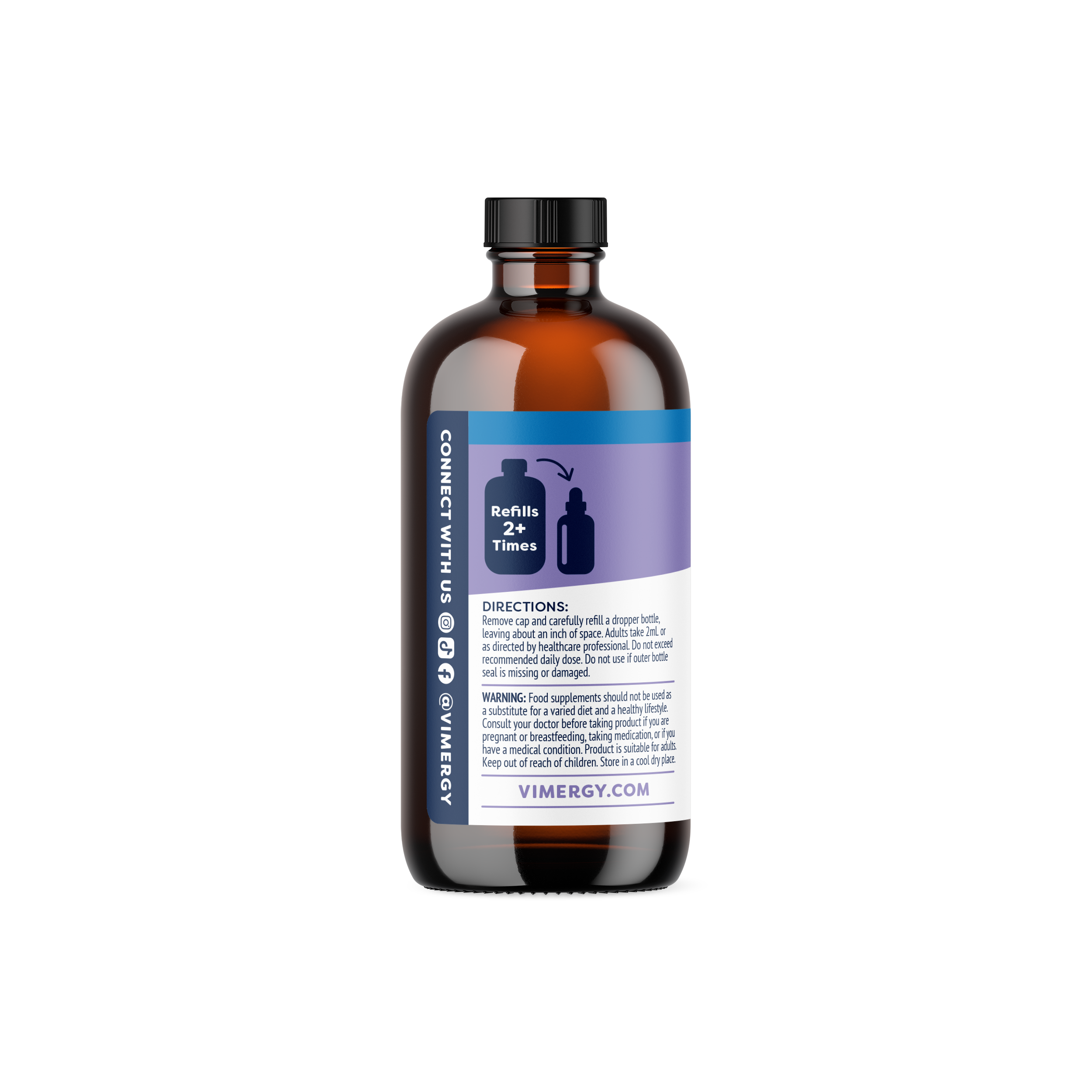 Vimergy Organic Zinc Sulfate 240ml | Refill Size