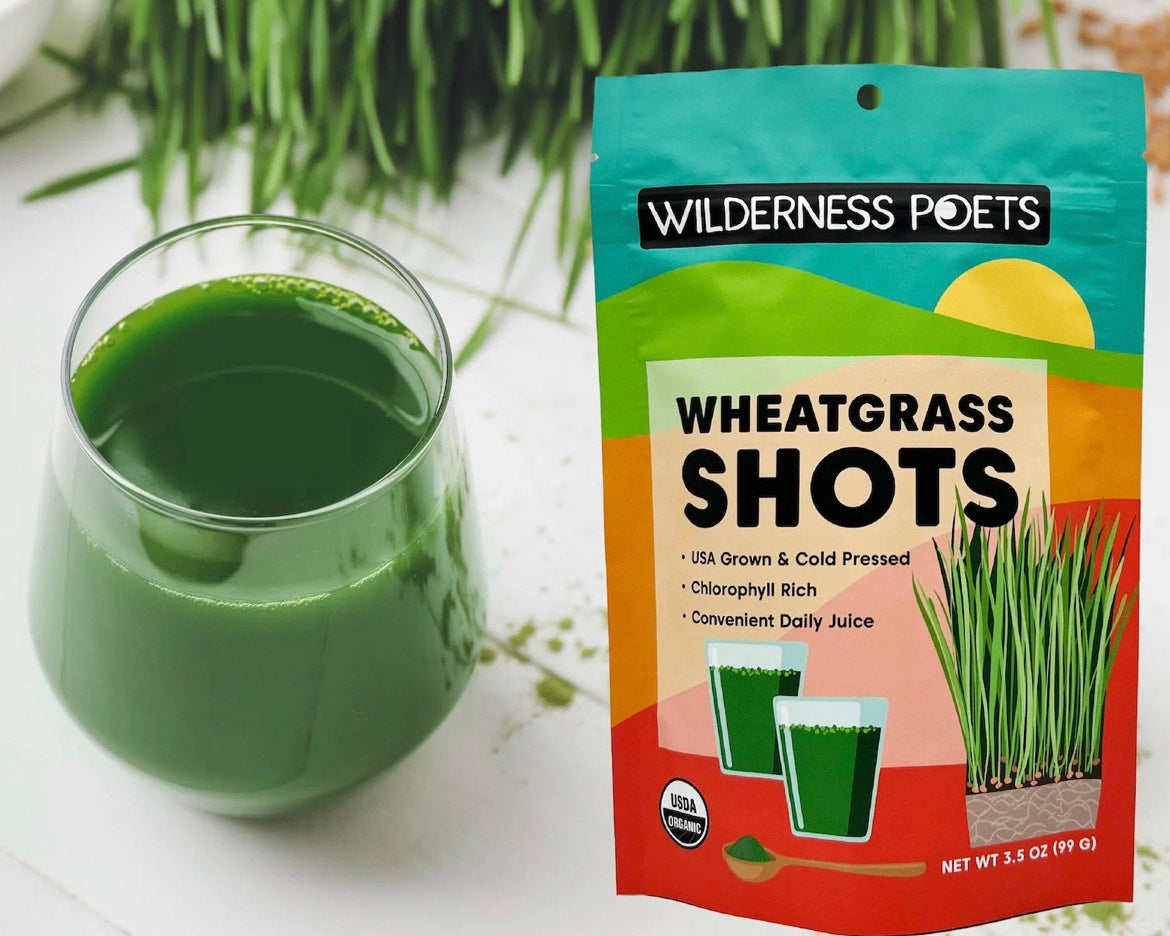 Wilderness Poets USA Grown Wheatgrass Juice Powder 99g