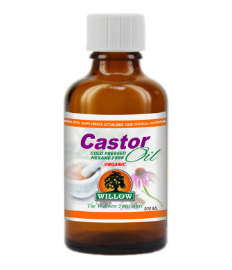 Willow Organic, Cold-Pressed Castor Oil (Hexane Free) 500ml