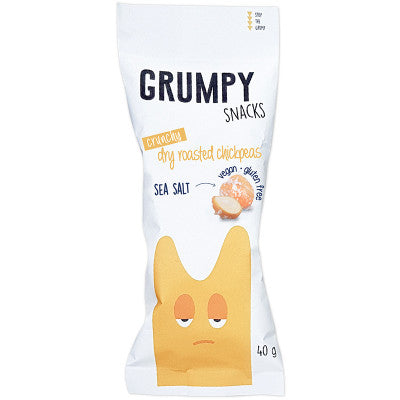 Grumpy Snacks Dry Roasted Chickpeas - Sea Salt (20 x 40g)