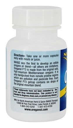 North American Herb and Spice Oreganol P73 - Softgels