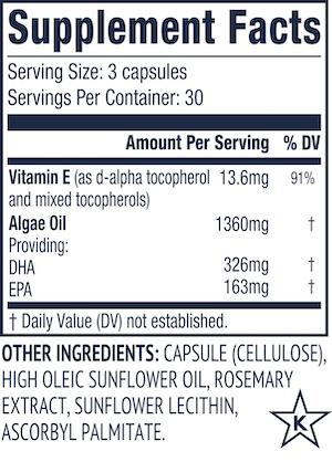 Vimergy Vegan EPA/DHA