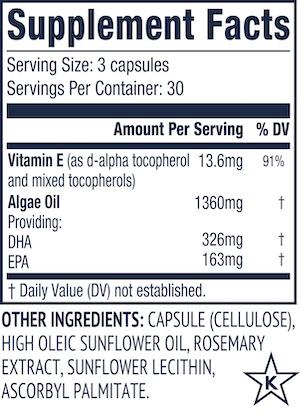 Vimergy Vegan EPA/DHA