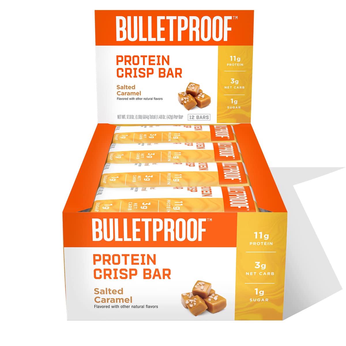 Bulletproof Salted Caramel Protein Crisp Bar (12 Pack)
