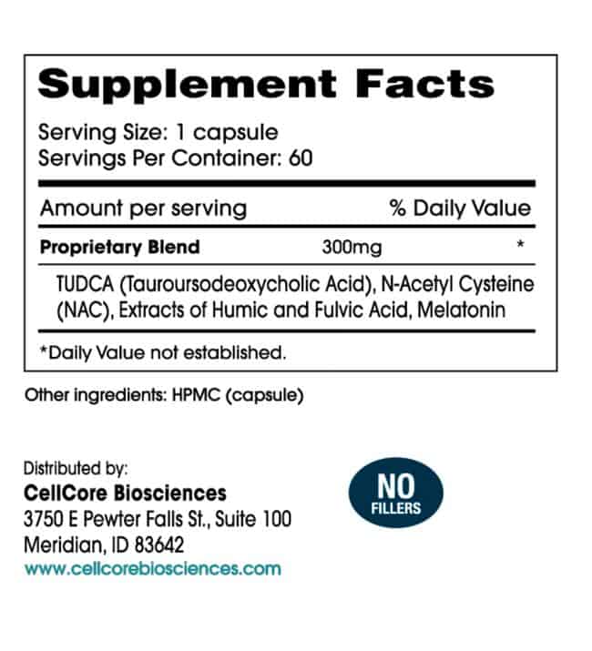 CellCore Advanced Tudca