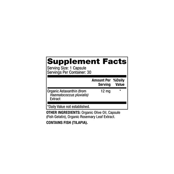 Dr Mercola Astaxanthin 12 mg 30C (30 Day Supply)