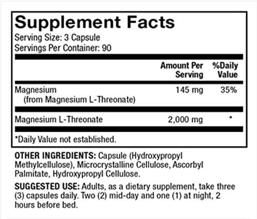 Dr Mercola Magnesium L-Threonate 270C (90 Day Supply)