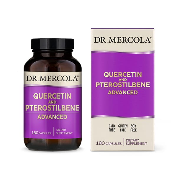 Dr Mercola Quercetin and Pterostilbene Advanced 180C (180 Day Supply)