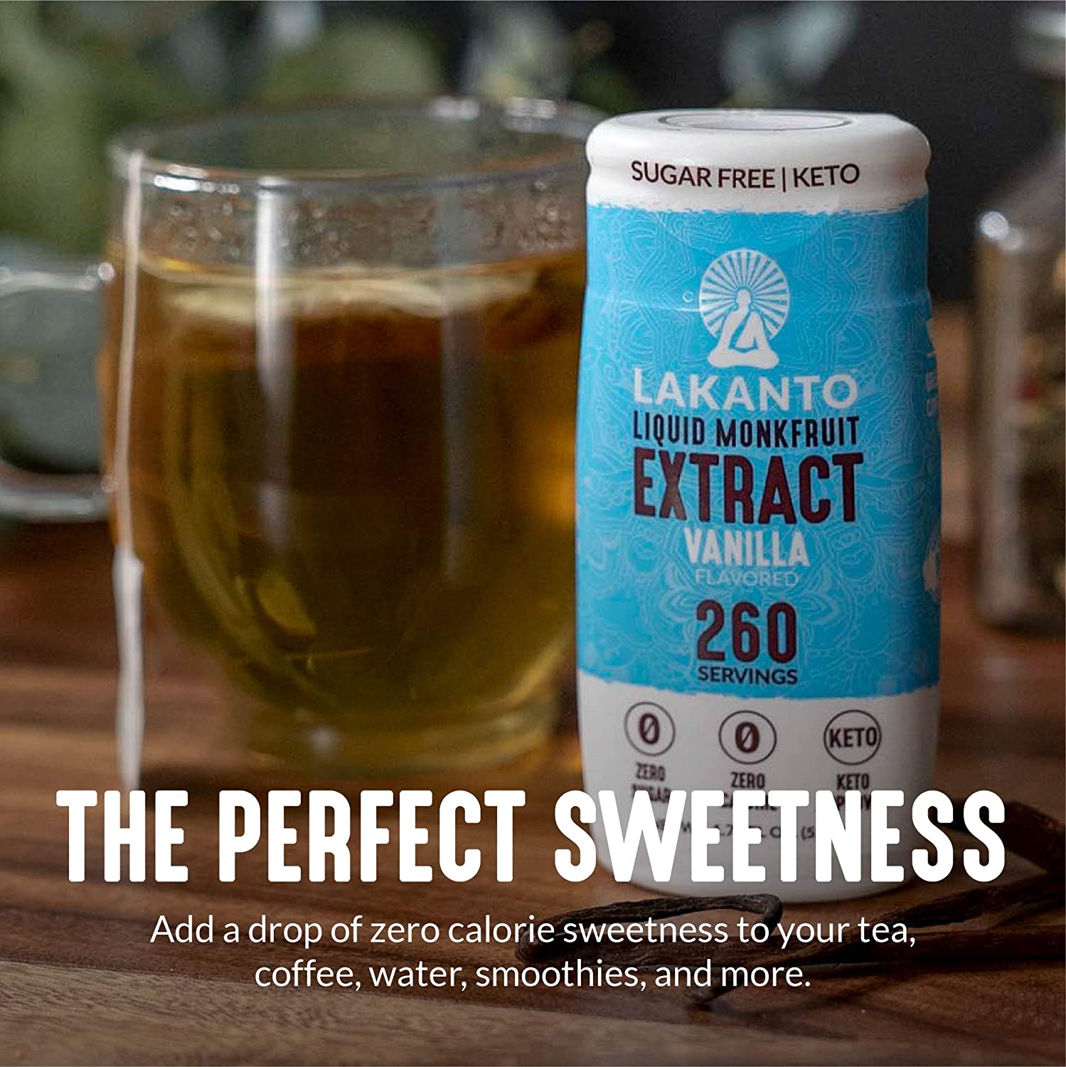 Lakanto Original Liquid Monkfruit Extract - Vanilla