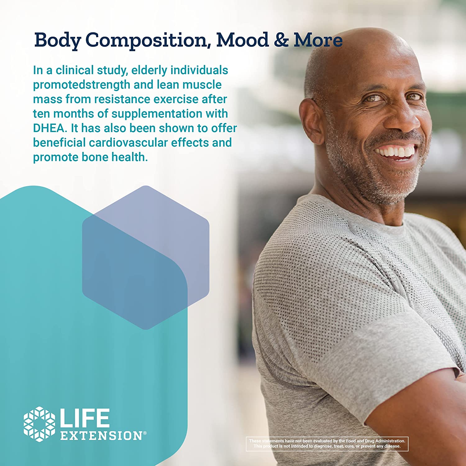 Life Extension DHEA 25mg Dissolve-In-Mouth Tablets