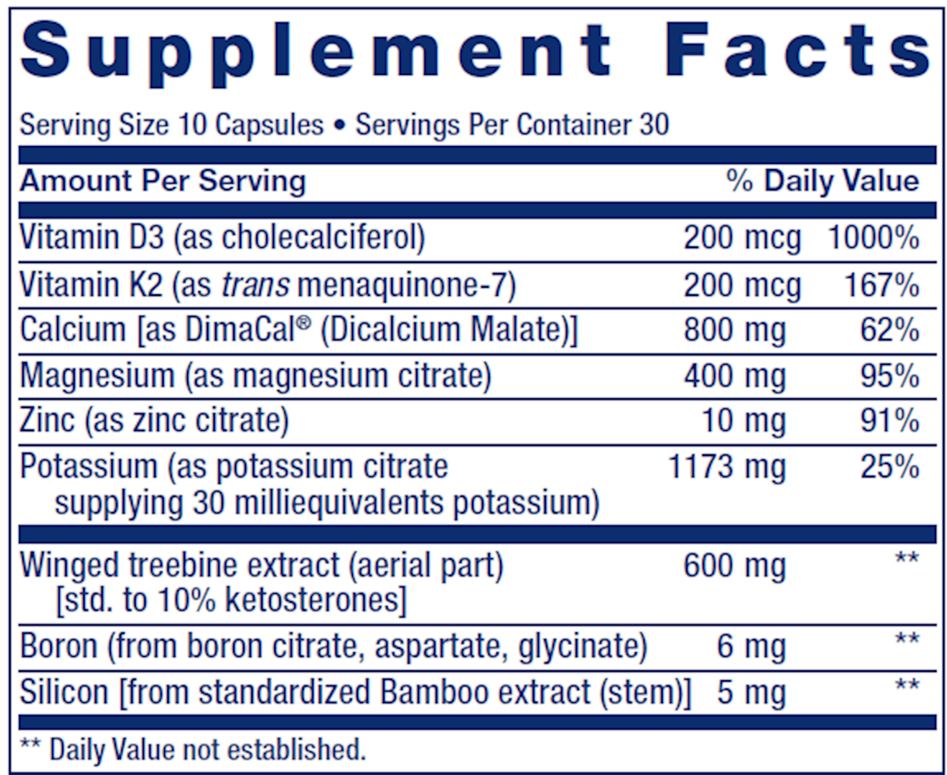 Life Extension Dr. Strum Intensive Bone Formula 300C