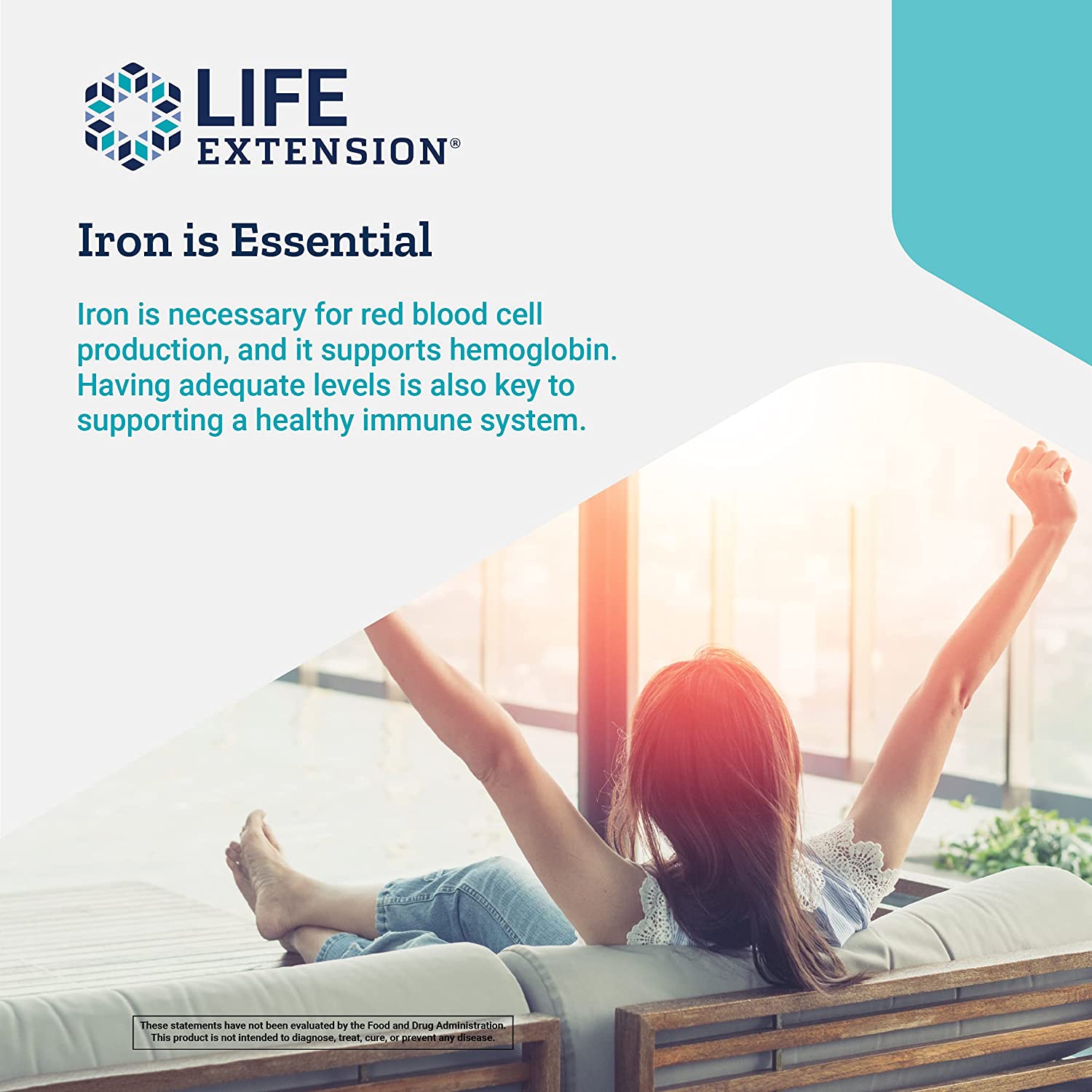Life Extension Iron Protein Plus 300mg 100C