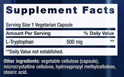 Life Extension L-Tryptophan 500mg 90C