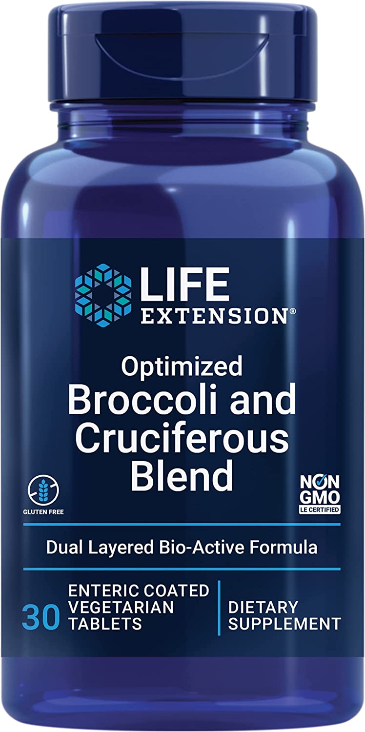 Life Extension Optimized Broccoli with Myrosinase
