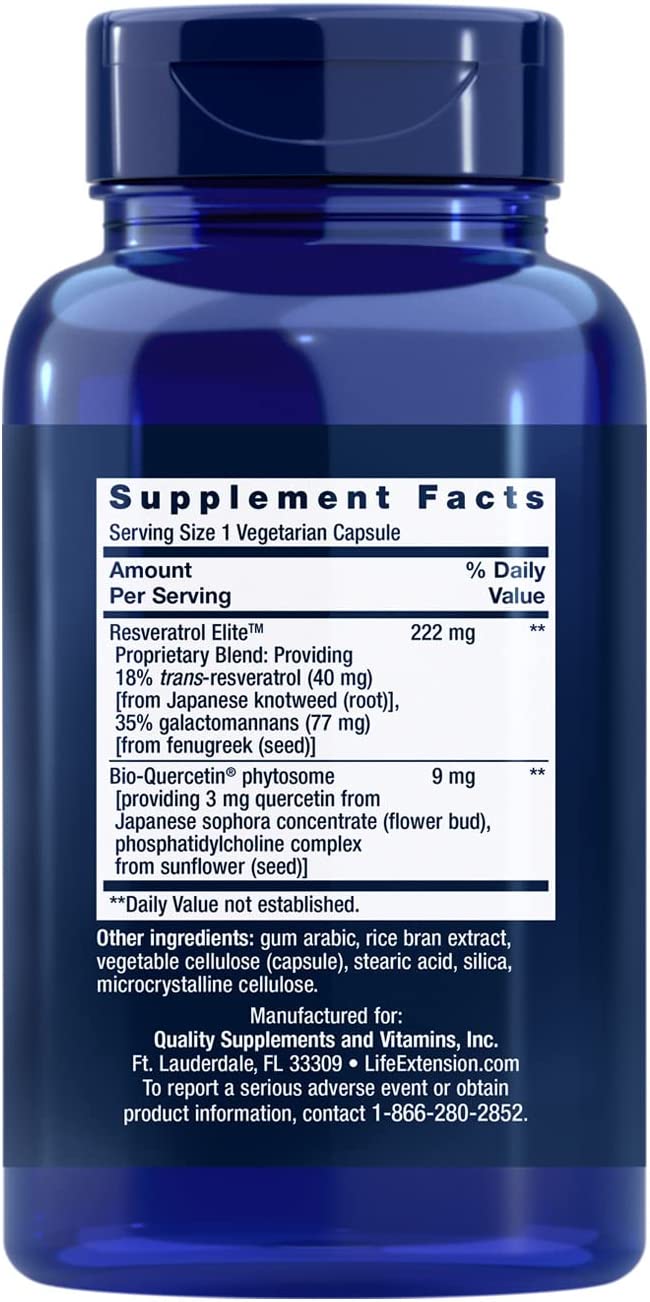 Life Extension Optimized Resveratrol Elite™