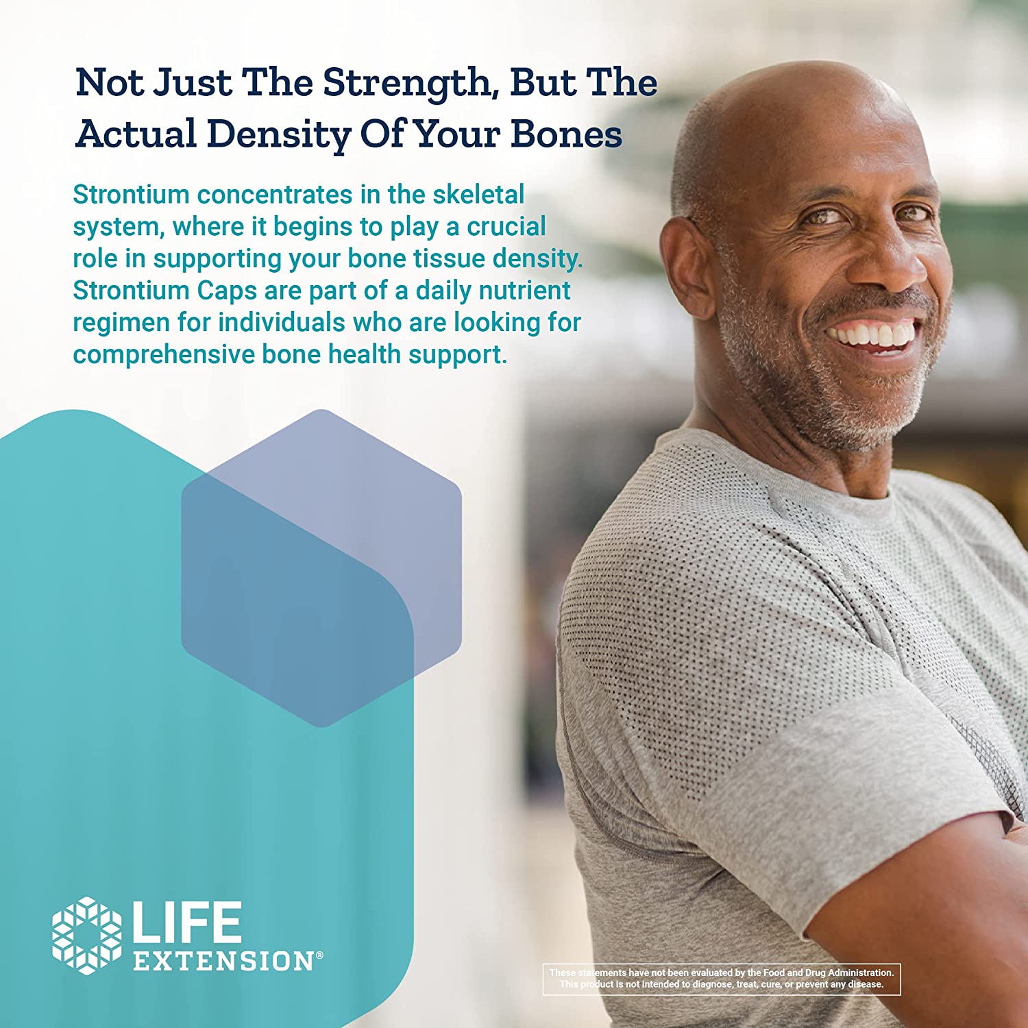 Life Extension Strontium Caps 750mg 90C