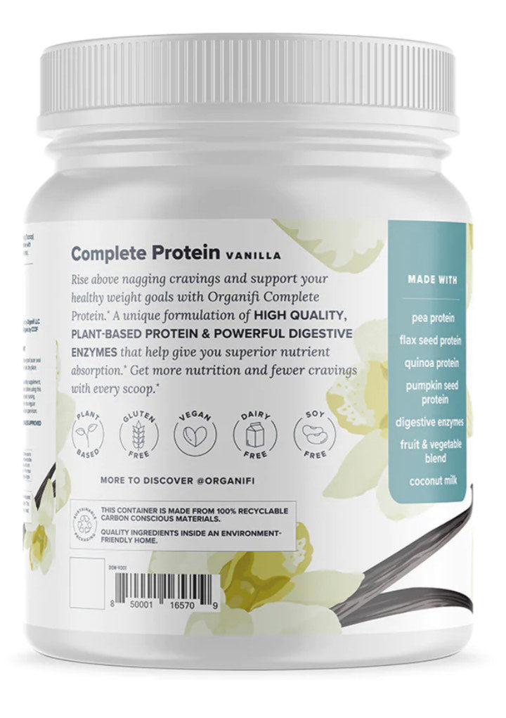 Organifi Complete Protein Vanilla 15 Servings