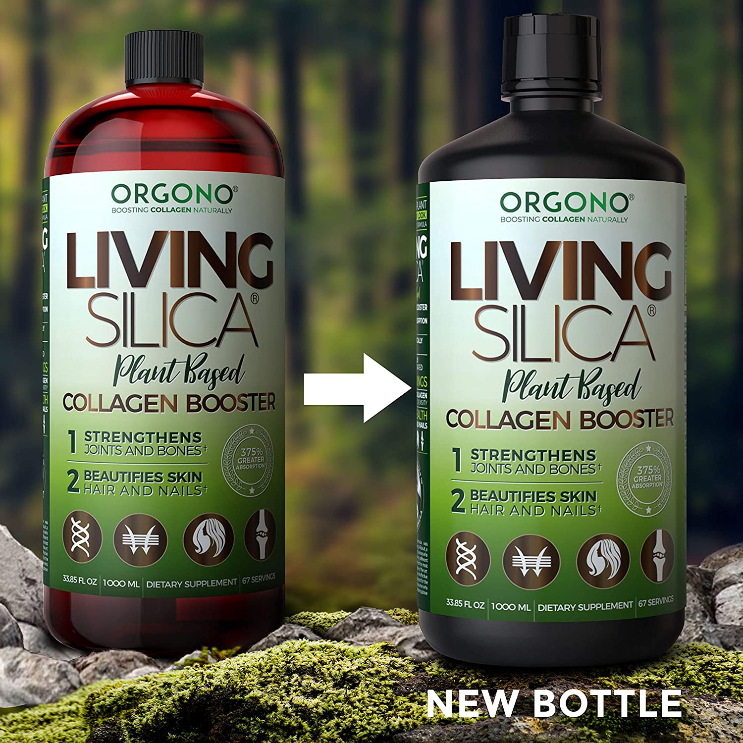 Orgono Living Silica Plant Based Collagen Booster