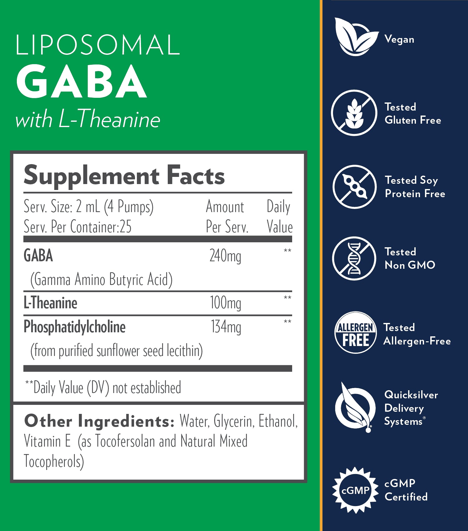 Quicksilver Scientific GABA + L-Theanine