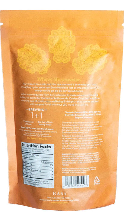 RASA Golden Chai 8 oz
