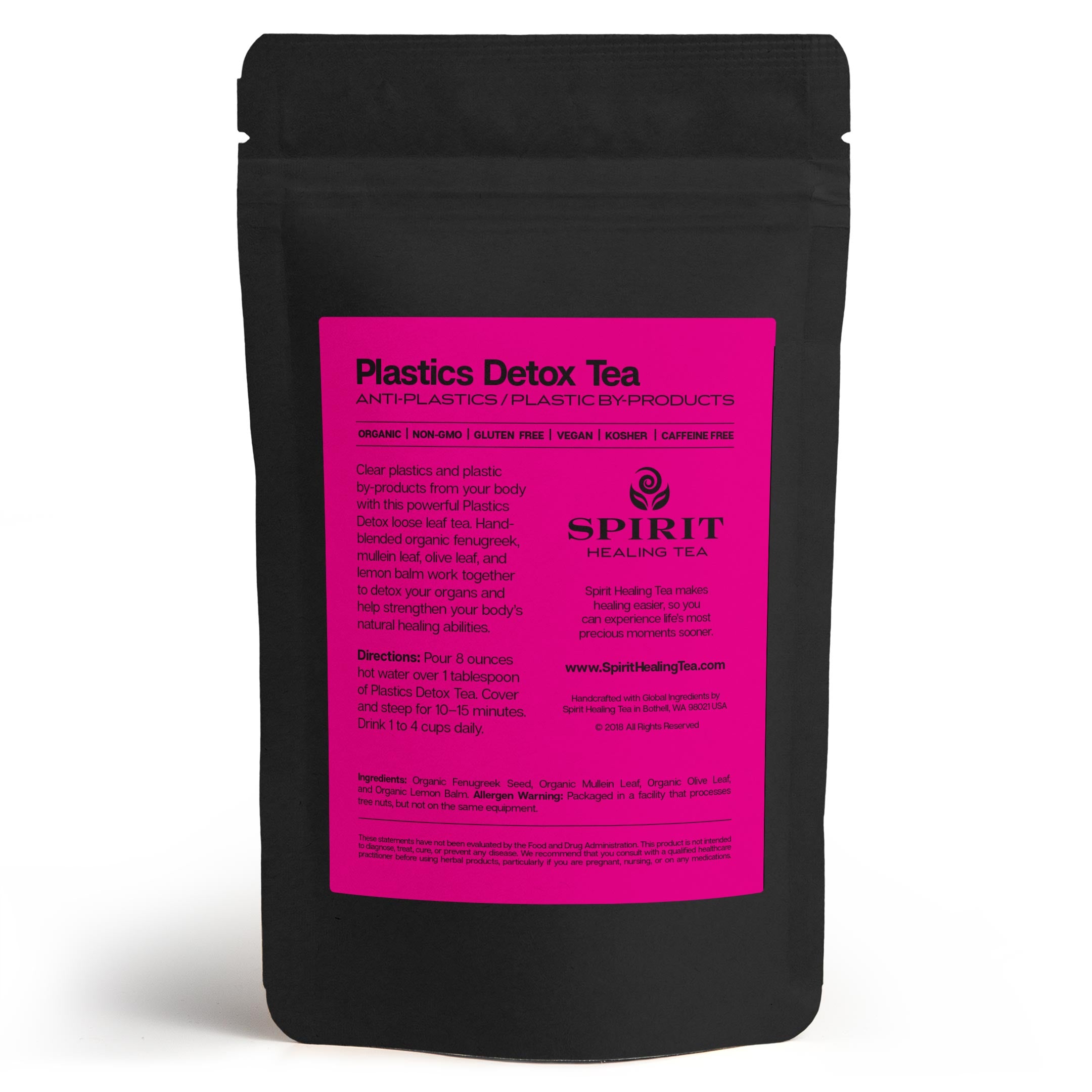 Spirit Healing Plastics Detox Tea