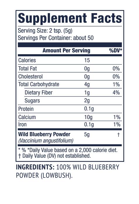 Vimergy Organic Wild Blueberry 250g