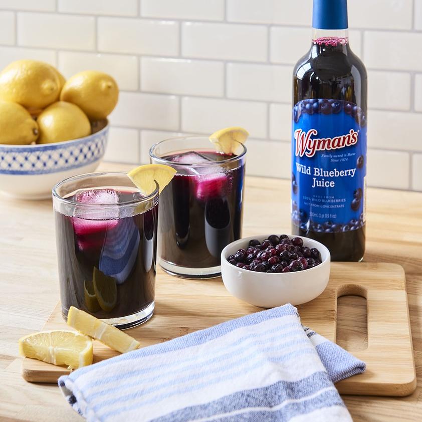Wymans Wild Blueberry Juice 16 oz.