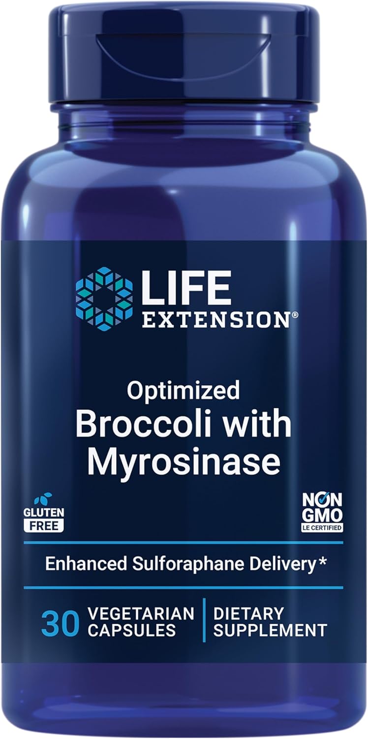 Life Extension Optimized Broccoli with Myrosinase