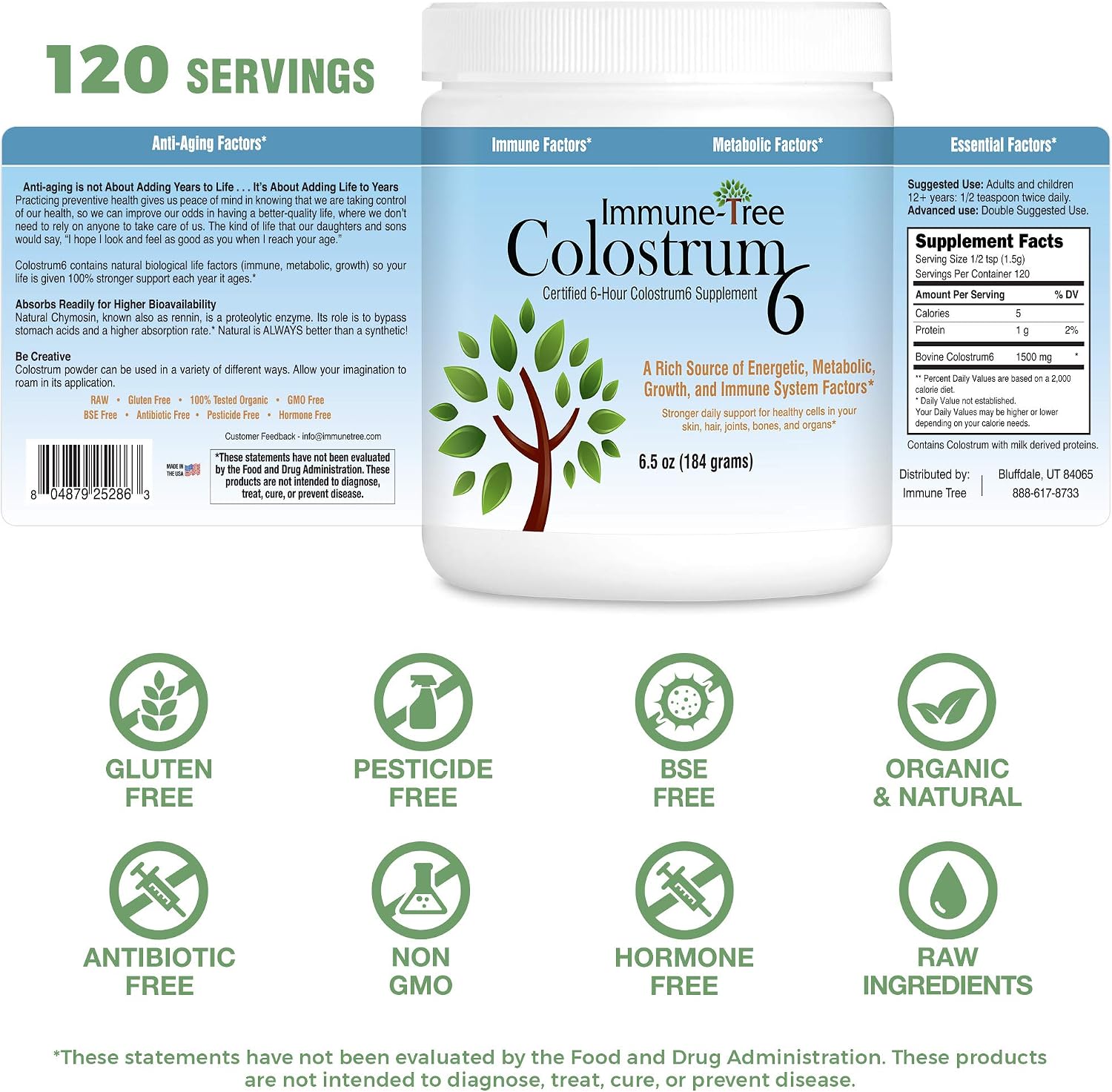 Immune-Tree Colostrum Powder 184g
