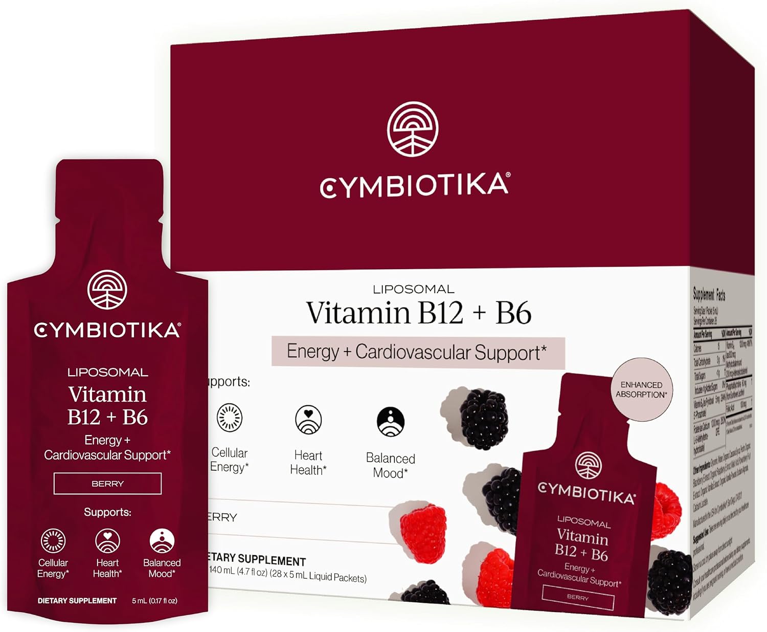 Cymbiotika Liposomal B12 + B6