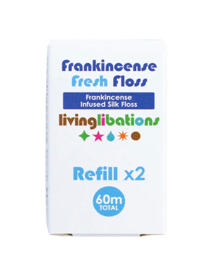 Living Libations Organic Frankincense Fresh Floss (2 refill rolls)