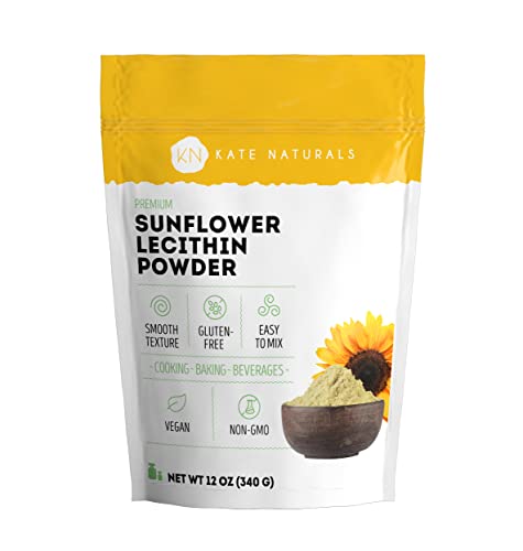 Kate Naturals Sunflower Lecithin Powder 340g