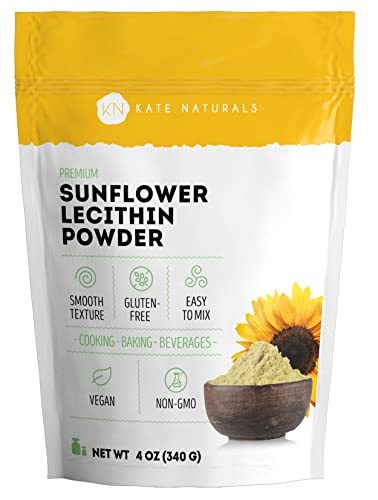 Kate Naturals Sunflower Lecithin Powder 113g