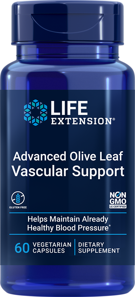 Life Extension Advanced Olive Leaf Vascular Support, 60 vegetarian capsules