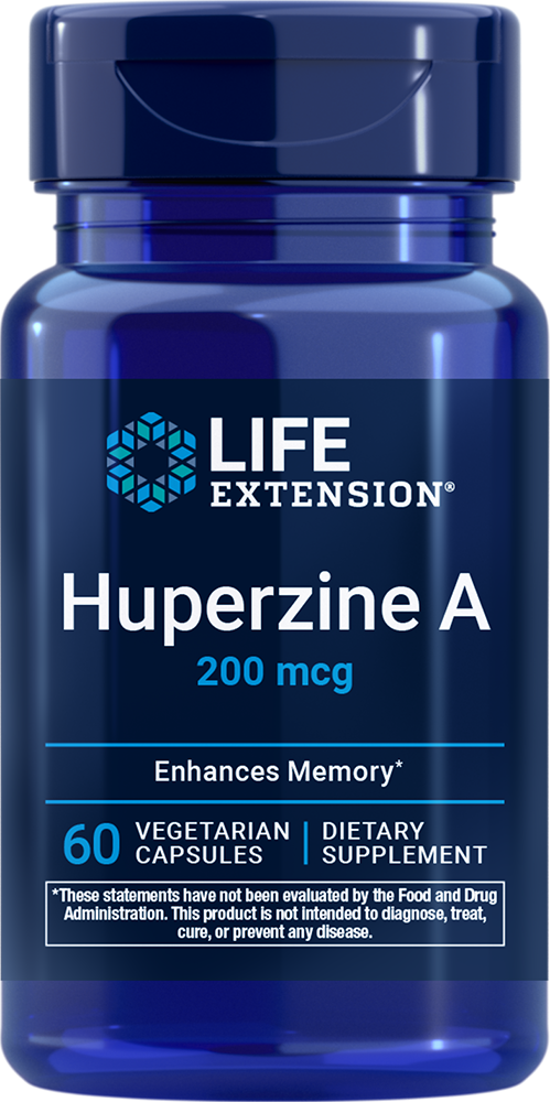 Life Extension Huperzine A 200 mcg, 60 vegetarian capsules