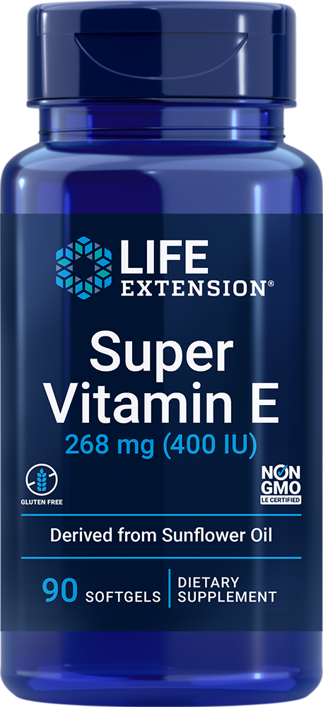 Life Extension Super Vitamin E 400 IU, 90 softgels