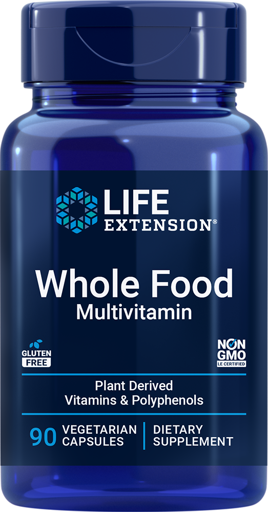 Life Extension Whole Food Multivitamin, 90 vegetarian capsules