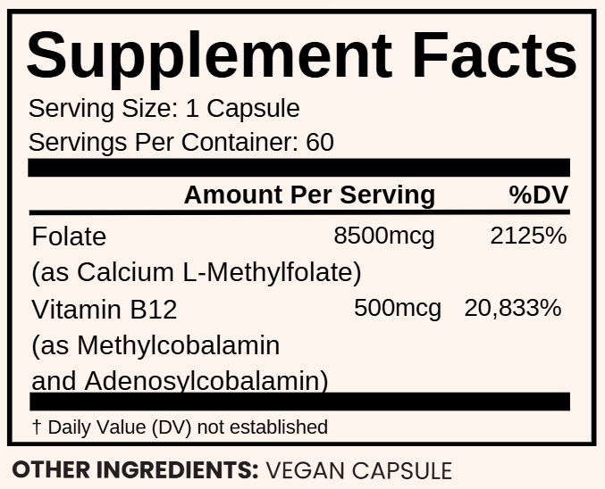 Orgamika 5-MTHF - 60 Capsules