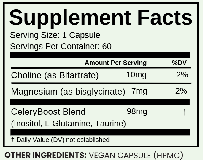 Orgamika CeleryBoost 60 Capsules