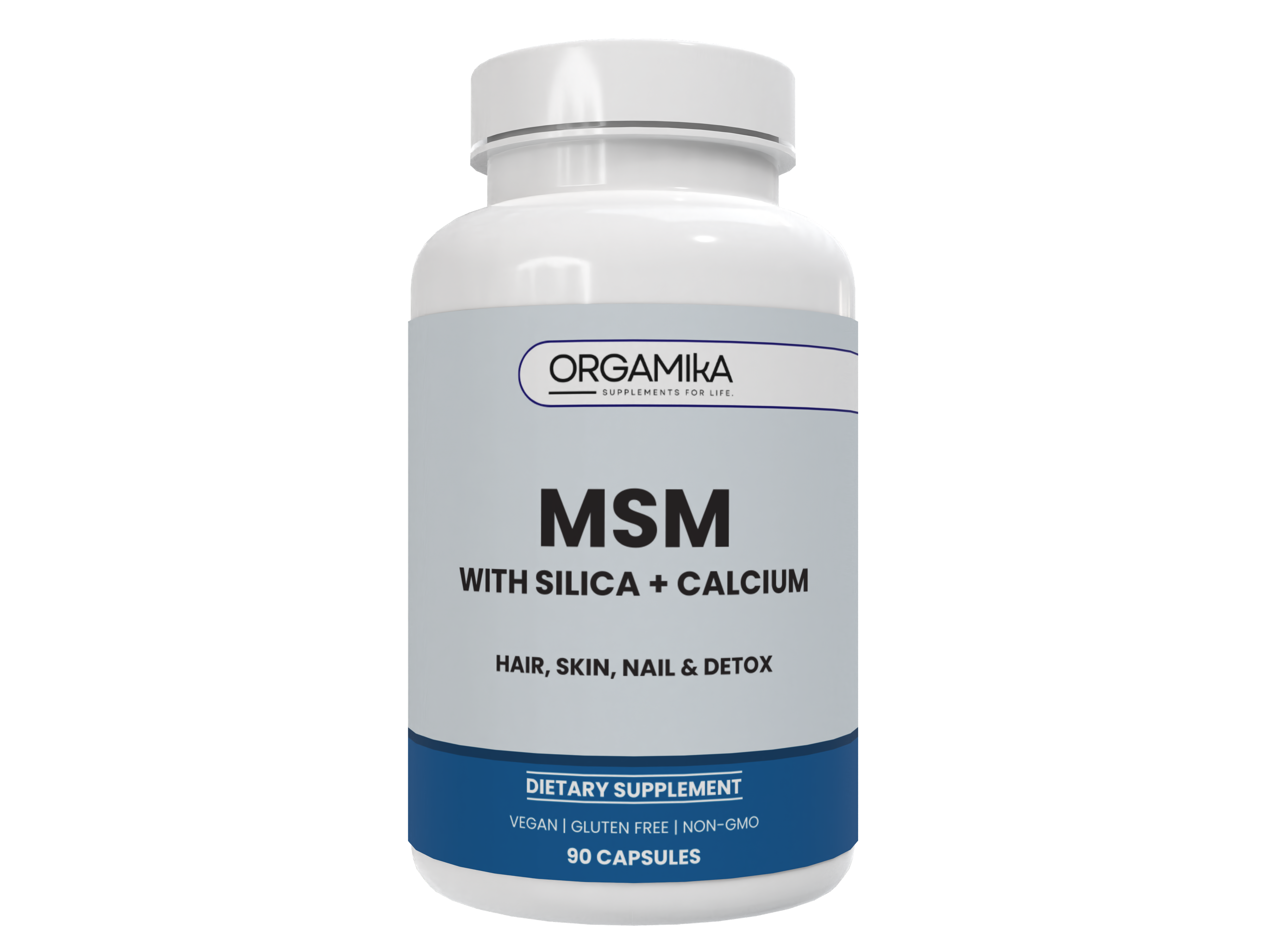 Orgamika MSM with Silica & Calcium