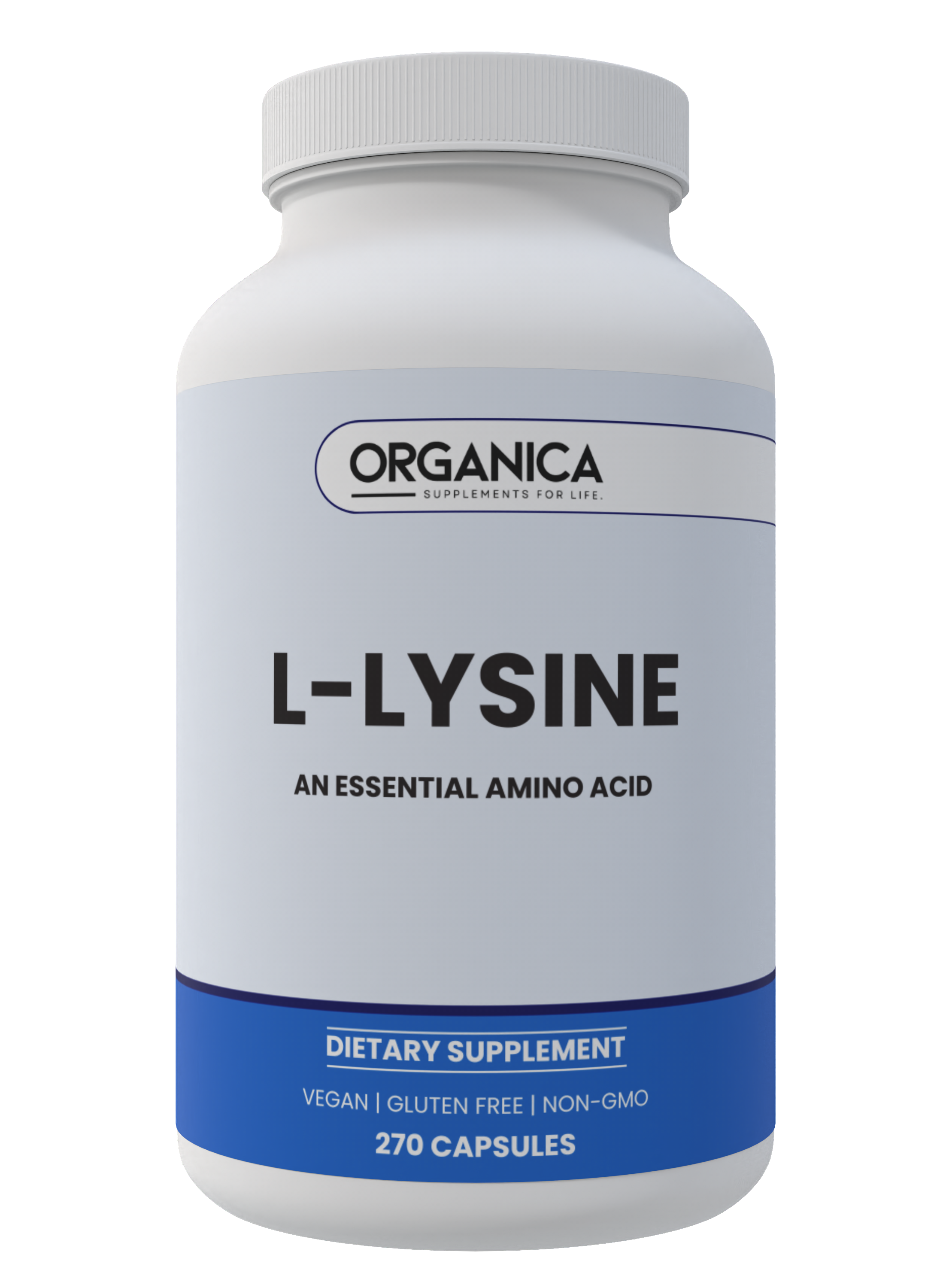 Organica L-Lysine 270 Capsules