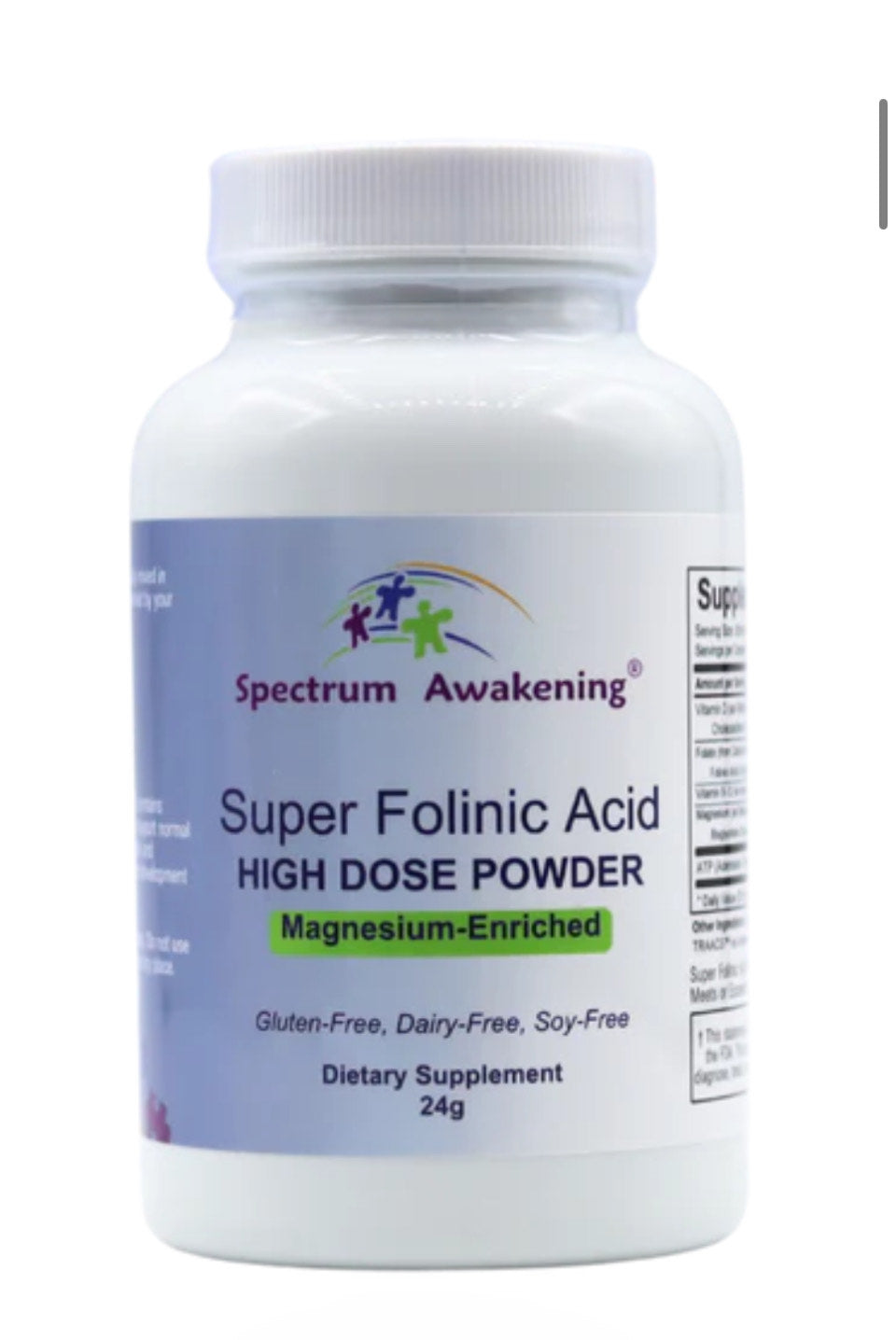 Spectrum Awakening Super Folinic Acid HIGH DOSE - Magnesium Enriched 120C