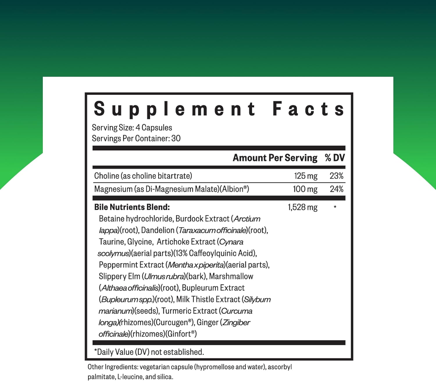 SeekingHealth Bile Nutrients 120C