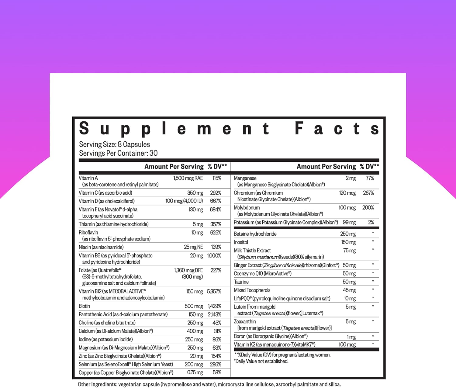 SeekingHealth Optimal Prenatal Capsules
