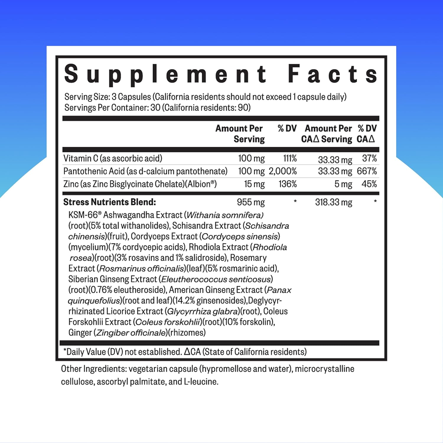 SeekingHealth Stress Nutrients